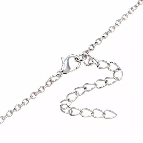 ❤️gorgeous🌈 multicolor beads silver necklace - Picture 6 of 8